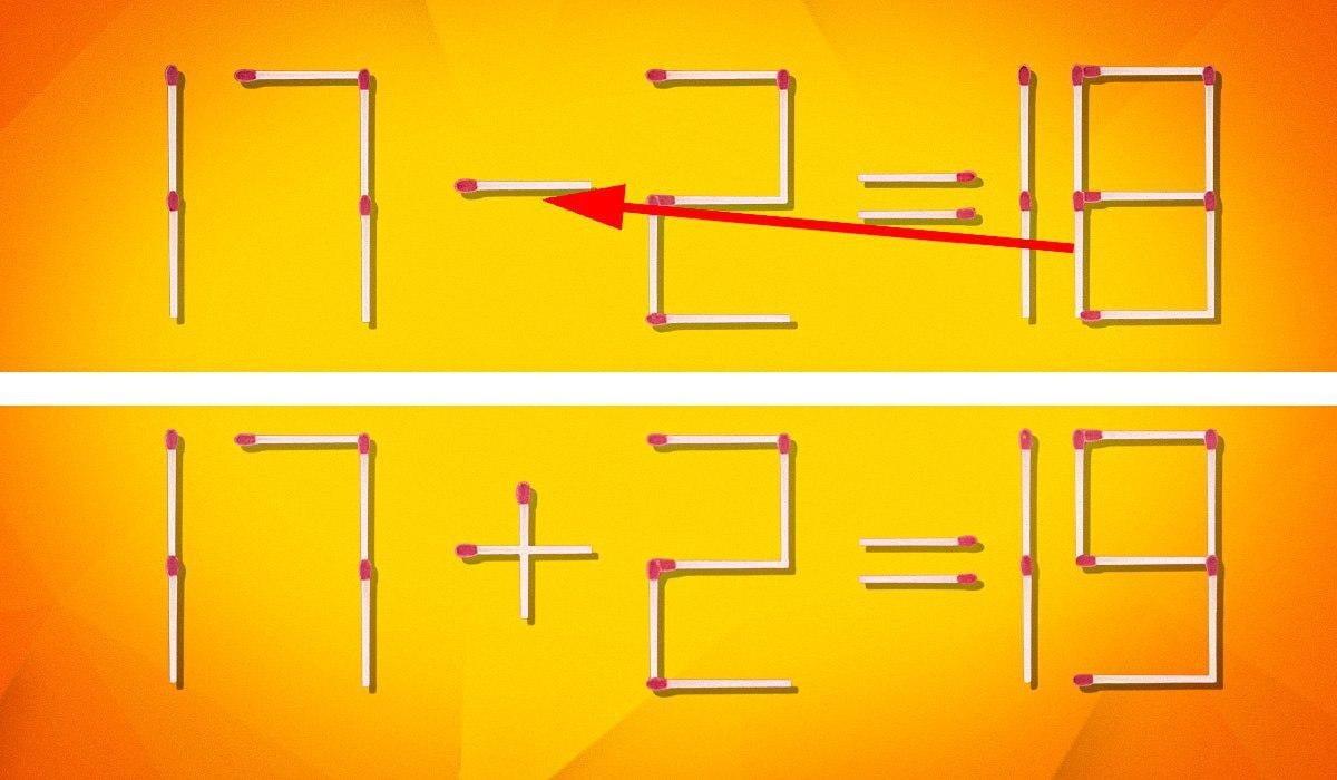 Gdzie przesunąć 1 zapałkę, aby równość była poprawna: fascynująca zagadka