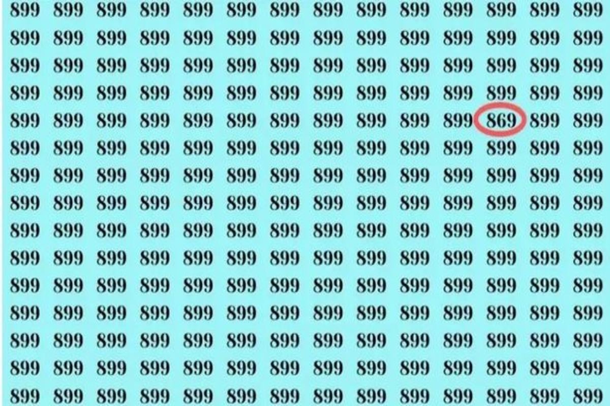 Jedna liczba różni się od pozostałych