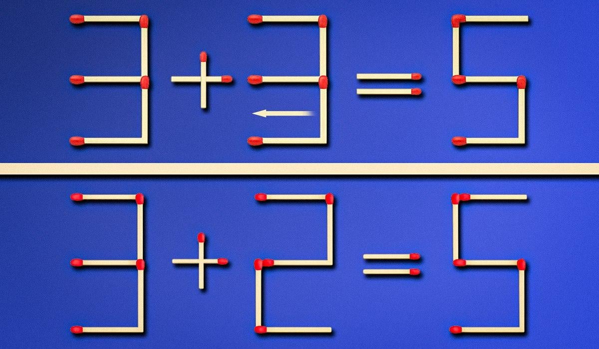 Musisz przerzucić jedną zapałkę, aby poprawić błąd: szybki test IQ