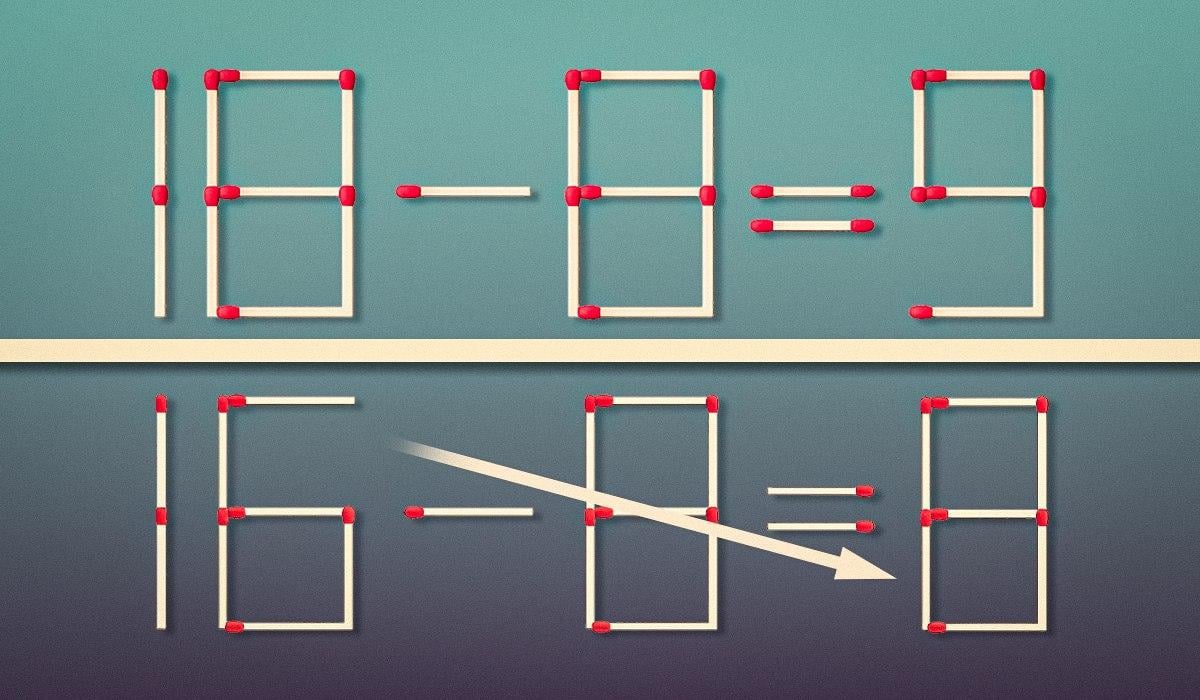 Problem dla prawdziwych geniuszy: trzeba przeciągnąć tylko jedną zapałkę