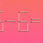 Musisz przesunąć tylko jedną zapałkę, aby równość była poprawna: wymagająca