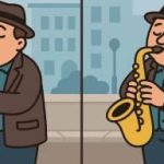 Test IQ: znajdź 3 różnice na zdjęciu saksofonisty w 31