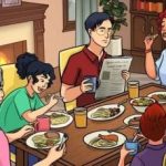 W obrazie rodzinnego obiadu ukryty jest błąd: tylko nieliczni znajdą